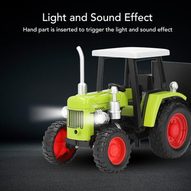 Diecast Vintage Tractor Model With Light & Sound